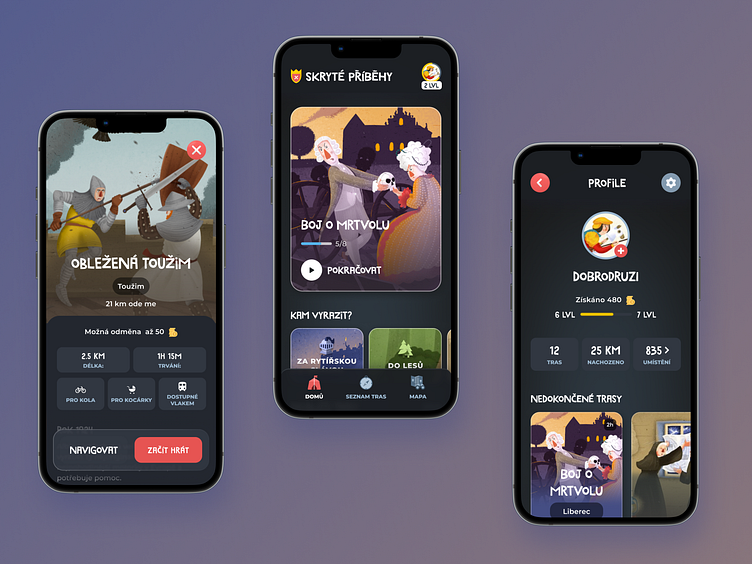 Locationbased mobile game by Pavlo Bieliaiev for nextap solutions on