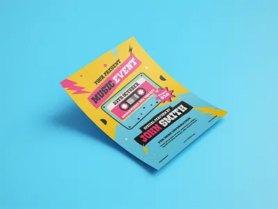 Music Event Flyer Design event flyer flyer design flyer template instagram post media music music event music show socialmedia template