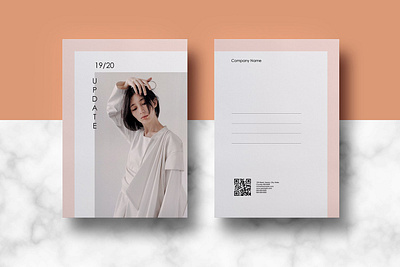 Postcard Template #6 app branding design graphic design illustration logo typography ui ux vector