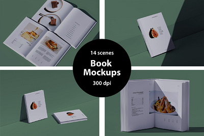 Realistic Book Mockups #1 app branding design graphic design illustration logo typography ui ux vector