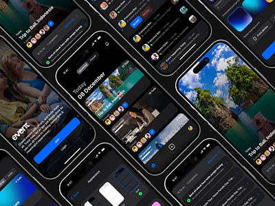Event app now available on the Appstore app design ui uiux website
