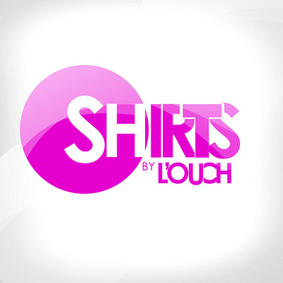 SHIRTS BY L'OUCH logo design branding graphic design illustration logo typography