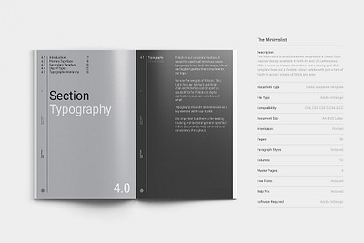 THE MINIMALIST / Brand Guidelines #2 app branding design graphic design illustration logo typography ui ux vector