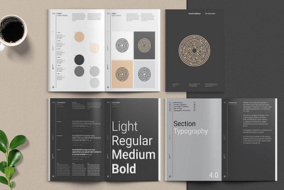 THE MINIMALIST / Brand Guidelines #6 app branding design graphic design illustration logo typography ui ux vector