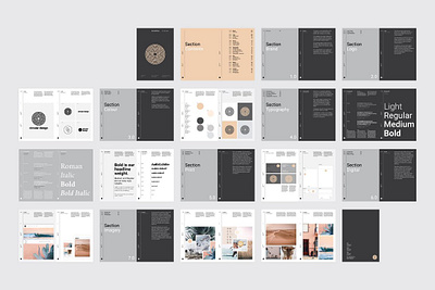 THE MINIMALIST / Brand Guidelines #8 app branding design graphic design illustration logo typography ui ux vector