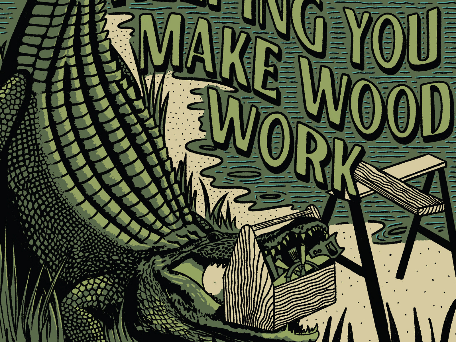 Woodcraft of Jacksonville, Alligator Assistance, 2023 by Jessica Green