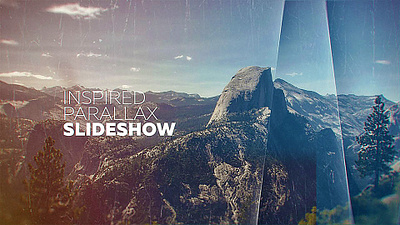 Inspired Parallax Slideshow (AE Template) aftereffects brand broadcast cinematic corporate design event intro logo motiondesign motiongraphics opener parallax production promo slideshow social stomp template titles