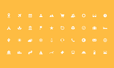 Travel Company Icons icon pack icon set icons minimal icons simple icons travel travel icons vacation vacation icons