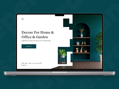 Decoration - Home Page 3epehran decor decoration decore design forniture home home page landing plants website sepehran ui ux