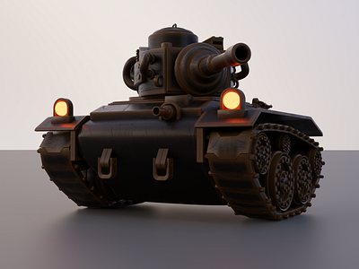 Creating an Animated 3D cartoon tank in Blender 3d 3d modeling blender cartoon design graphic design military modeling tank textures