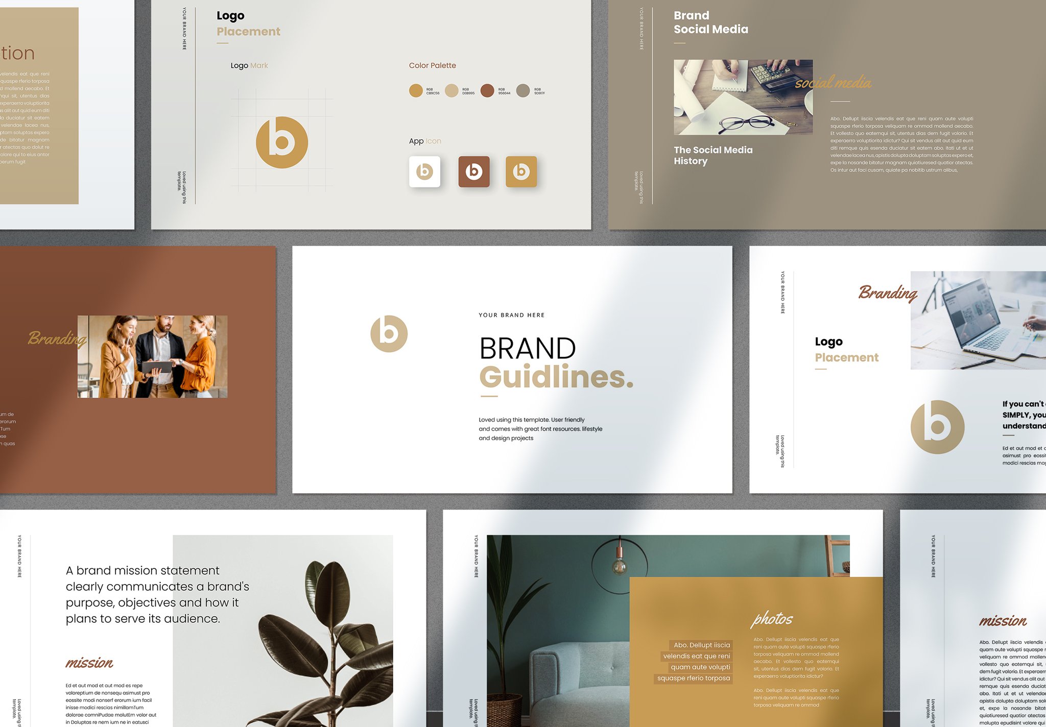 Brand Guidelines Template #1 By Riskii On Dribbble