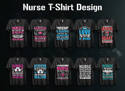 Nurse T-Shirt Design adobe illustrator custom t shirt design design graphic design graphic designer nurse t shirt nurse t shirt design t shirt t shirt design trendy t shirt design vector