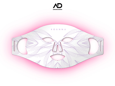Koanna - Led Light Therapy Mask branding design design art graphic design illustration logo photoshop portfolio ui vector