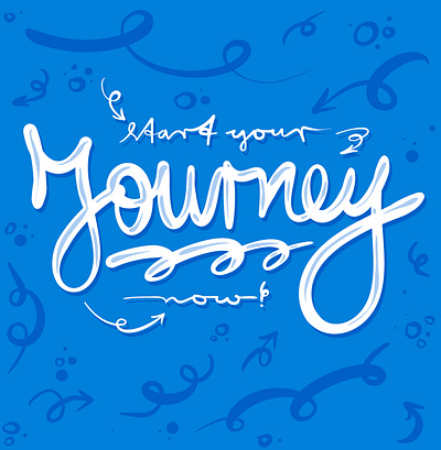 Start your Journey now! blue branding design font graphic design illustration journey learning lettering logo procreate selfcare sketch start typography