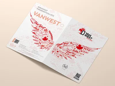 The 2023 Wings brochure canada college corporate design illustration kelowna layout print school university vancouver