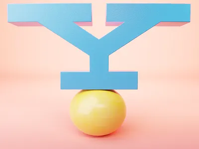 36 Days of Type: Y 36daysoftype 36dot 3d blender illustration texture type design typography