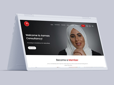 Asma Consultancy #ui #webdesign #consultancy adobe xd figma hero section human intrection landing page prototyping ui ux web design website design wireframing