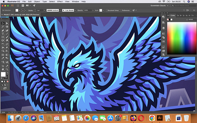 Phoenix Esport Mascot Logo Design animation anqa anqa bird bird bird logo esport fenix game design mascot logo phoenix