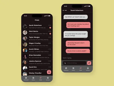 Direct Messaging. #DailyUI day 013 app design design ui ux web design