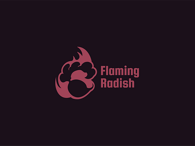 Flaming Radish Bistro bistro bran branding foodie graphic design green logo resturant