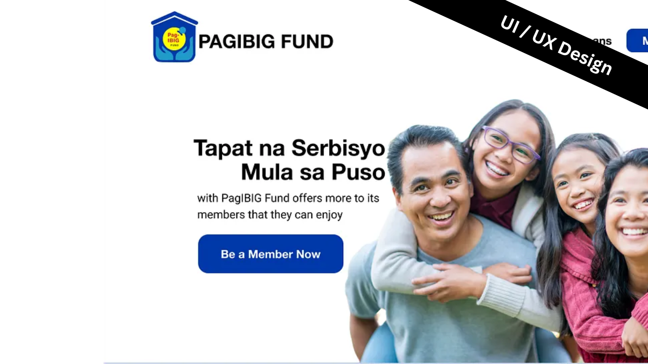 UI/UX Design: PAGIBIG Fund's Website Redesign app app design app screen branding dashboard design design figma govenment website graphic design illustration logo portfolio redesign ui user experience user interface ux web design website website ui