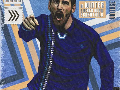 Lionel Messi - Retro poster for Airport Style adobe illustrator adobe photoshop art artwork digital art digital illustration illustration