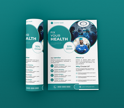 Medical Flyer Design boucher creative design flyer health hralth care medical medical flyer design modern slyer styl