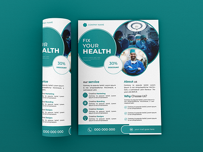 Medical Flyer Design boucher creative design flyer health hralth care medical medical flyer design modern slyer styl