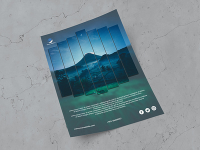 Travel Agency Flyer Design. branding design graphic design