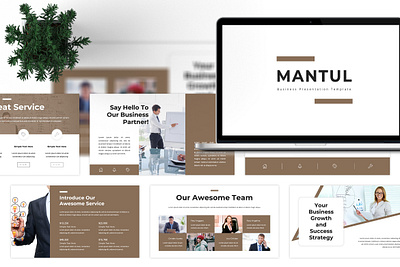 Mantul Business Presentation Template agency animation business creative design graphic design modern powerpoint presentation typography ui unique