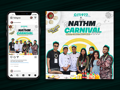 NATHM Carnival Social Media Post Design branding carnival design design event design facebook design graphic design marketing post design social media social media post design