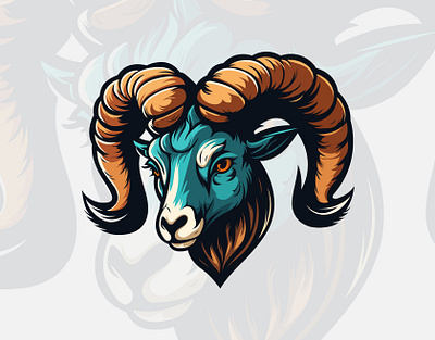 Goat Mascot goat goat illustration goat logo goat mascot goat mascot logo illustration logo design mascot mascot design mascot logo