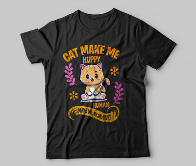 Cat Tshirt design cattshirtdesing moderntshirtdesign tshirtdesign