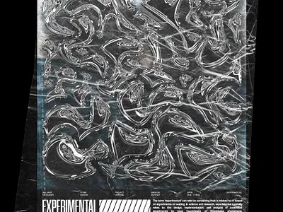 experimental poster chrome design design inpiration graphic design illustration poster typography