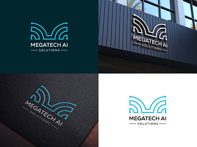 MegaTech Ai logo.. tech logos
