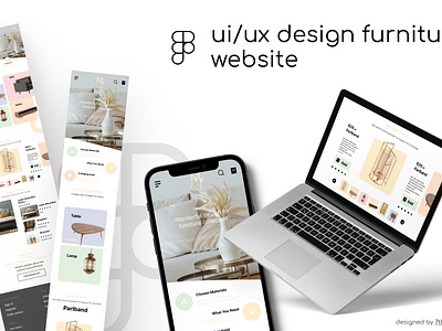 Furniture Web & App Design app responsive application design furniture furniture app furniture responsive furniture website system ui website