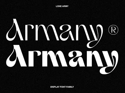 Armany - Font Family calligraphy display display font font font awesome font family fonts fonts collection free fonts hand lettering lettering sans serif sans serif font sans serif typeface script serif serif font type typedesign typeface