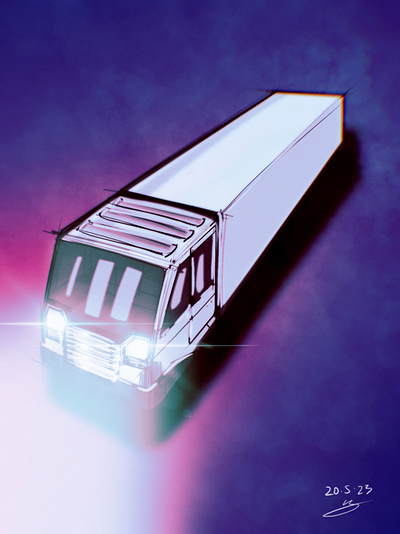 Dreamy Truck illustration