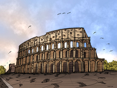 The Colosseum illustration