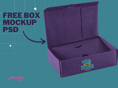 Packaging Perfection: Free Box Mockup for Stunning Presentations design free mockup freebie freebies graphic design illustration logo mockup mockups