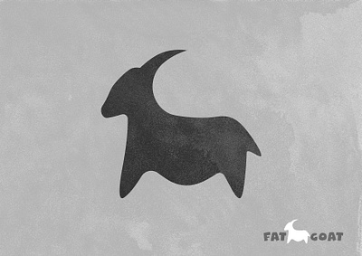 Fat goat Logo branding fat goat graphic design logo