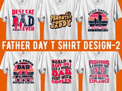 Father Day T-shirt designs bundle mordan t shirt design papa t shirt design shirt design typography