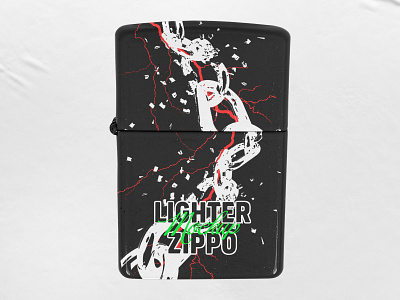 Lighter Zippo - Mockup accessories branding design flame graphic design lighter mockup zippo