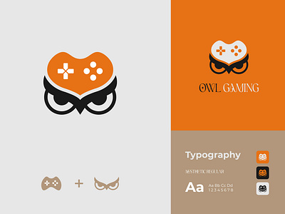 Owl gaming logo design. Animal game lover logo animal game animal lover bird design game game lover gaming graphics logo mascot owl playful symbol