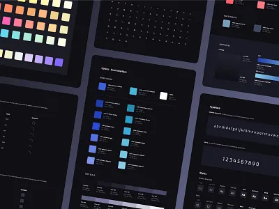 Qatium Design System - Foundations app backoffice colors design design system foundations palette colors tokens typography ui web
