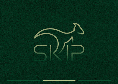 Skip branding cangaroo graphic design logo skip