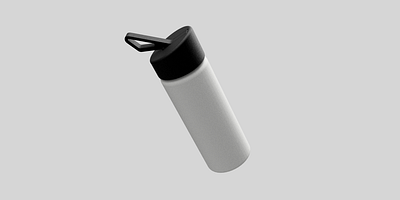 Gravity Handle Bottle Concept 3d design illustration