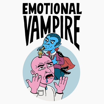 Emotional Vampire 2dillustration characterdesign design digitalillustration emo emotional emotionalvampire illustration vampire