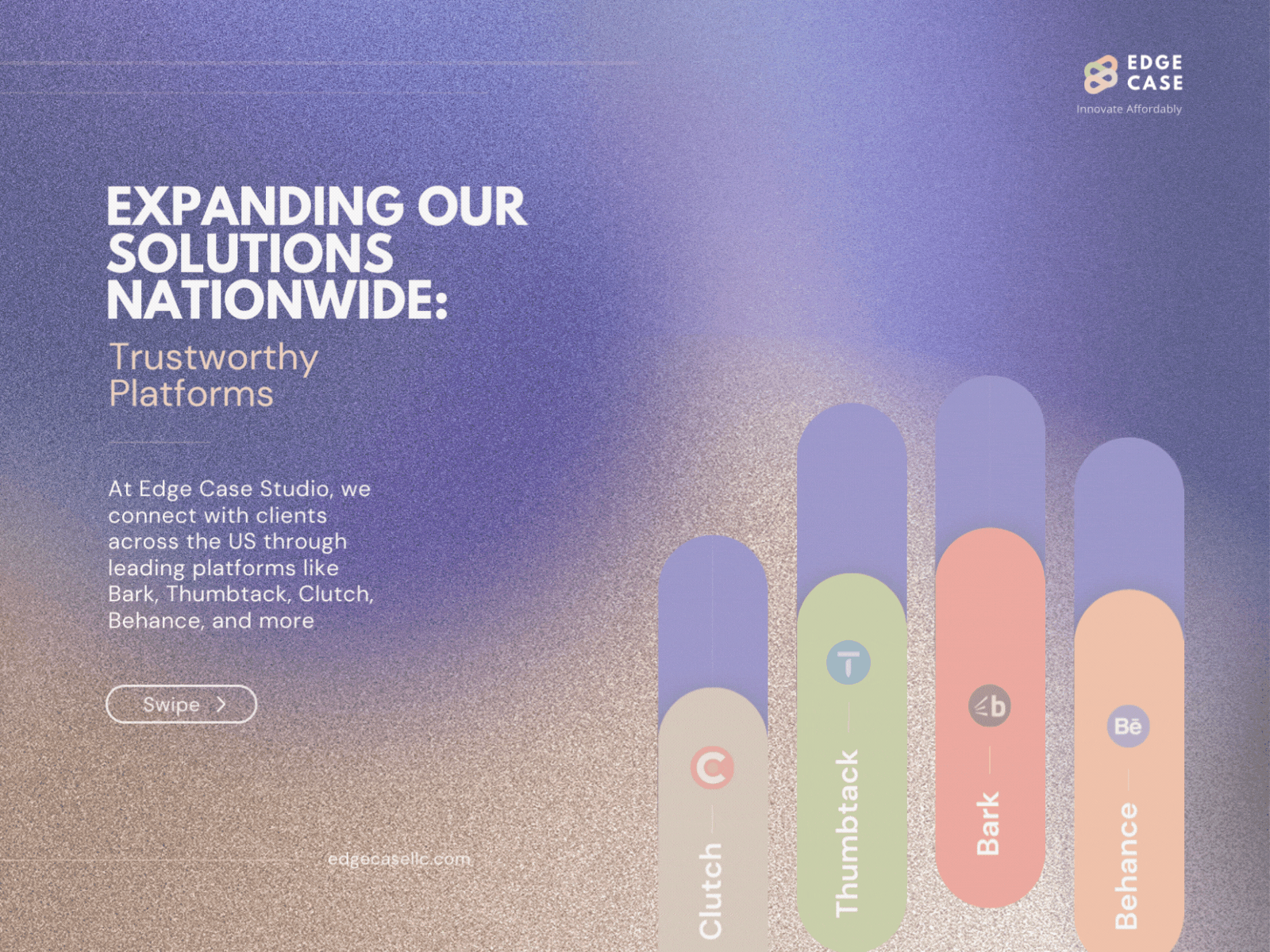 Edge Case Studio - Expanding Solutions branding edgecasellc ui