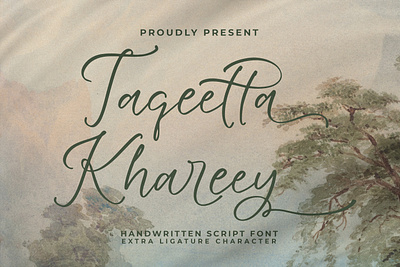 Taqeetta Khareey - Handwritten Script Font graphic